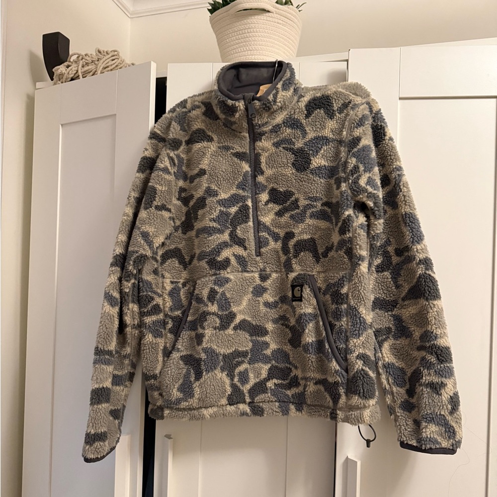 Carhartt Camo Men's Loose Fit Fleece Pullover
